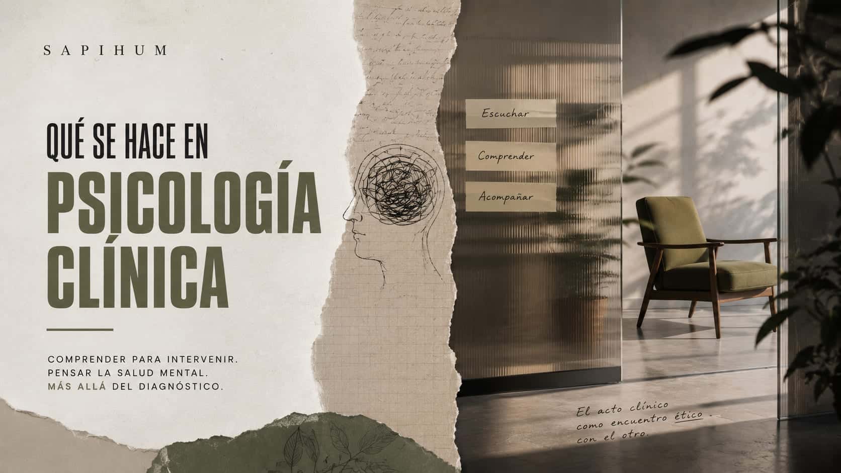 ¿Qué se hace en Psicología Clínica? Fundamentos, intervención y ejercicio profesional